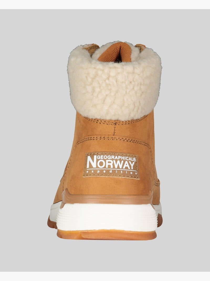 Baskets montantes omount – geographical norway Camel - Kiabi
