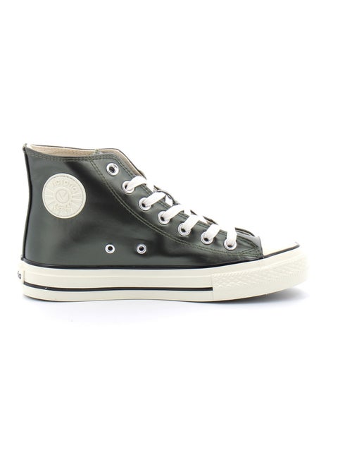 Baskets Montantes Pour Femmes Métallisées Tribu Brillance Métal - Kiabi