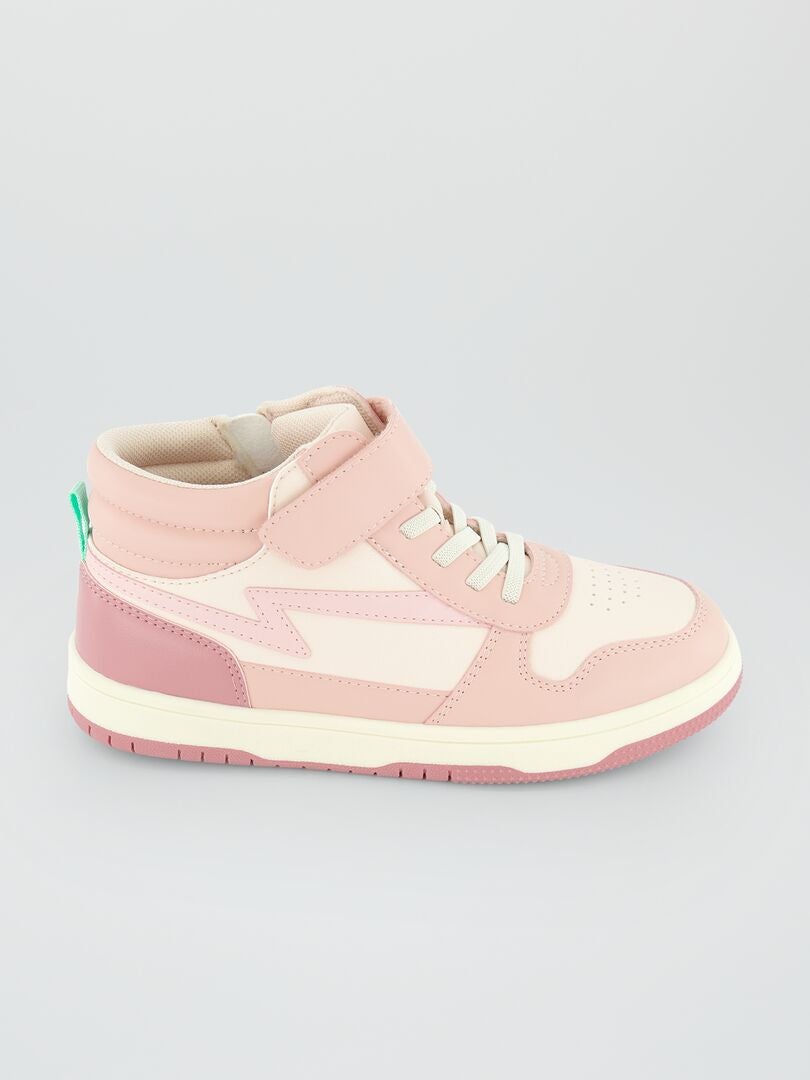basket rose fluo