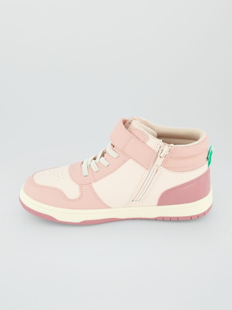 basket rose fluo femme