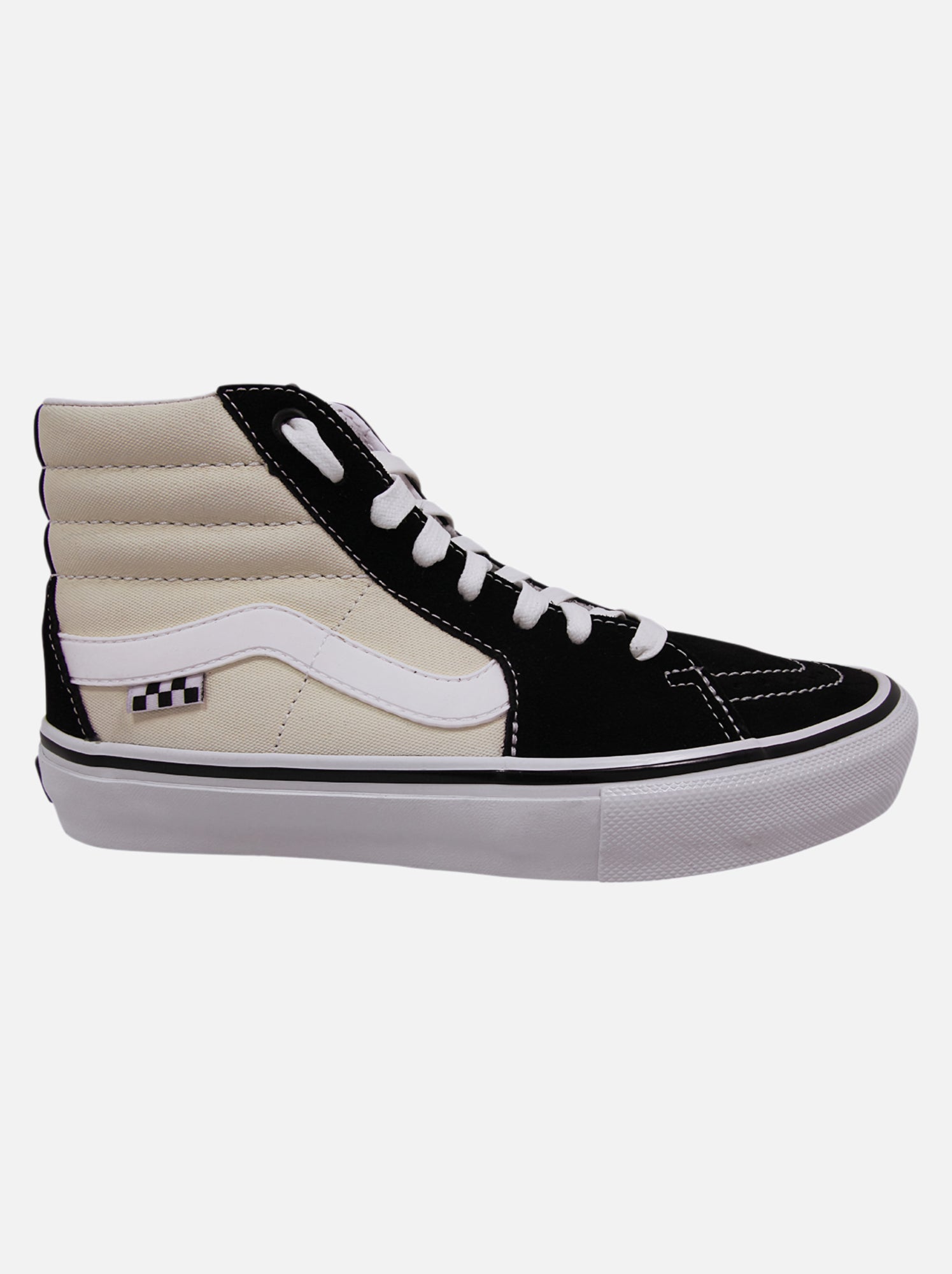 Baskets montantes Vans Skate Sk8 Hi Noir Beige Kiabi 69.15