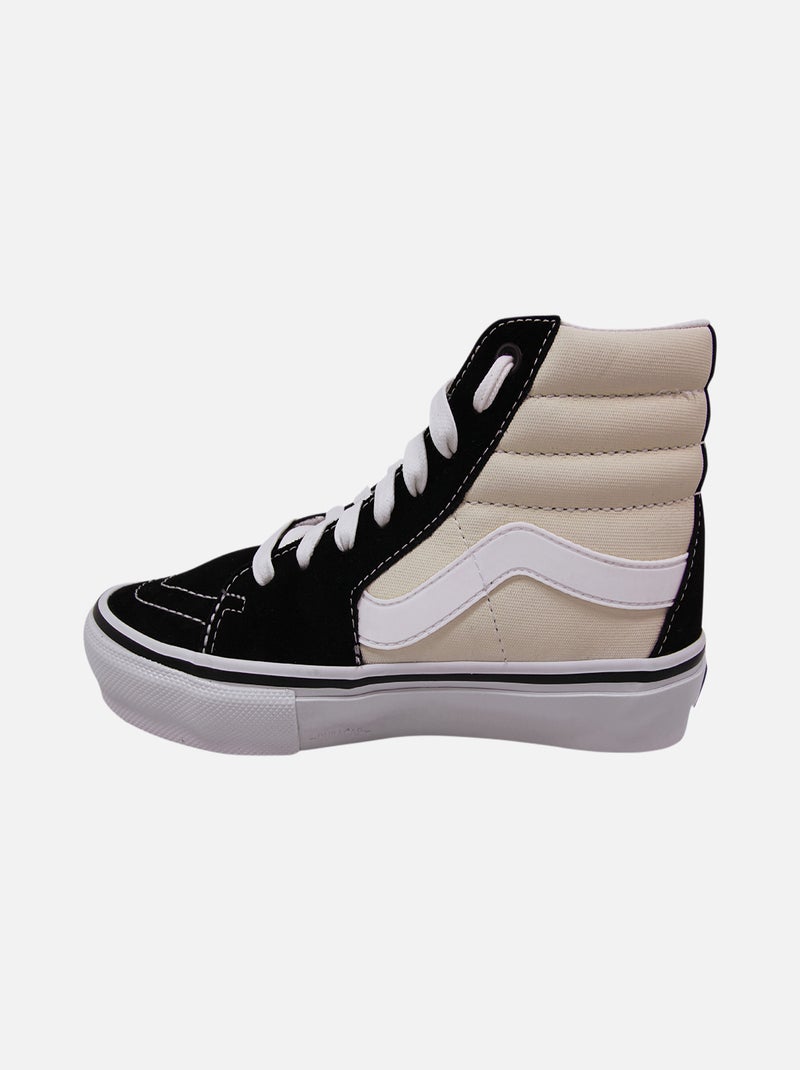 Baskets montantes 'Vans' 'Skate Sk8-Hi' Noir Beige - Kiabi