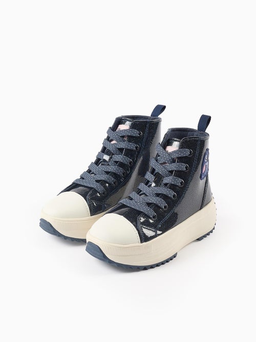 Baskets Montantes Vernies à Paillettes Lilo et Stitch - Kiabi