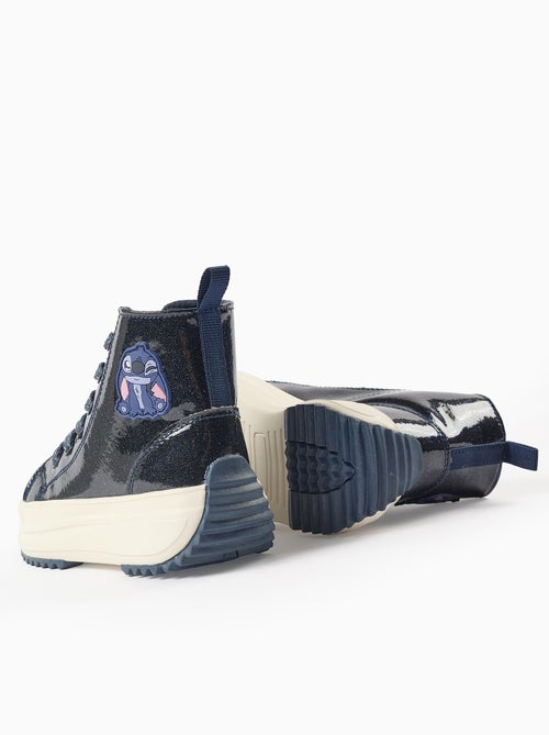 Baskets Montantes Vernies à Paillettes Lilo et Stitch - Kiabi