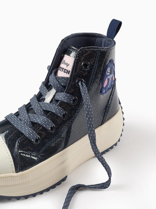 Baskets Montantes Vernies à Paillettes Lilo et Stitch - Kiabi
