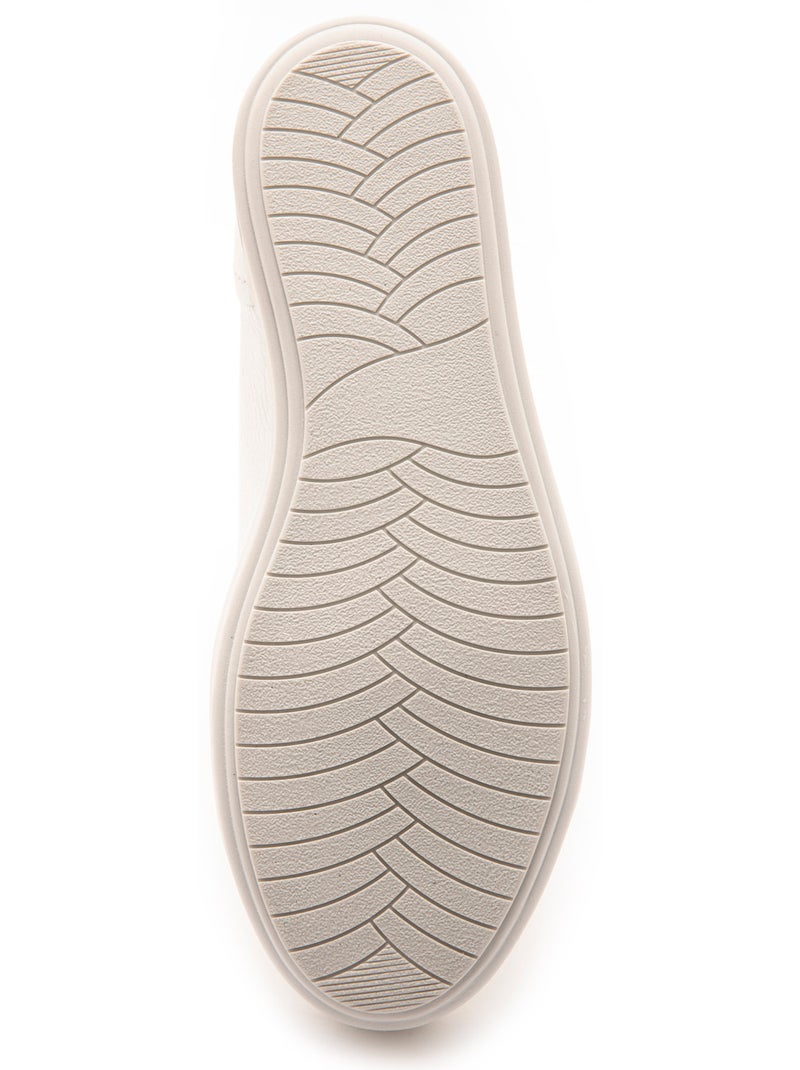 Baskets montantes zippées et lacées - PEDICONFORT Blanc Blanc - Kiabi