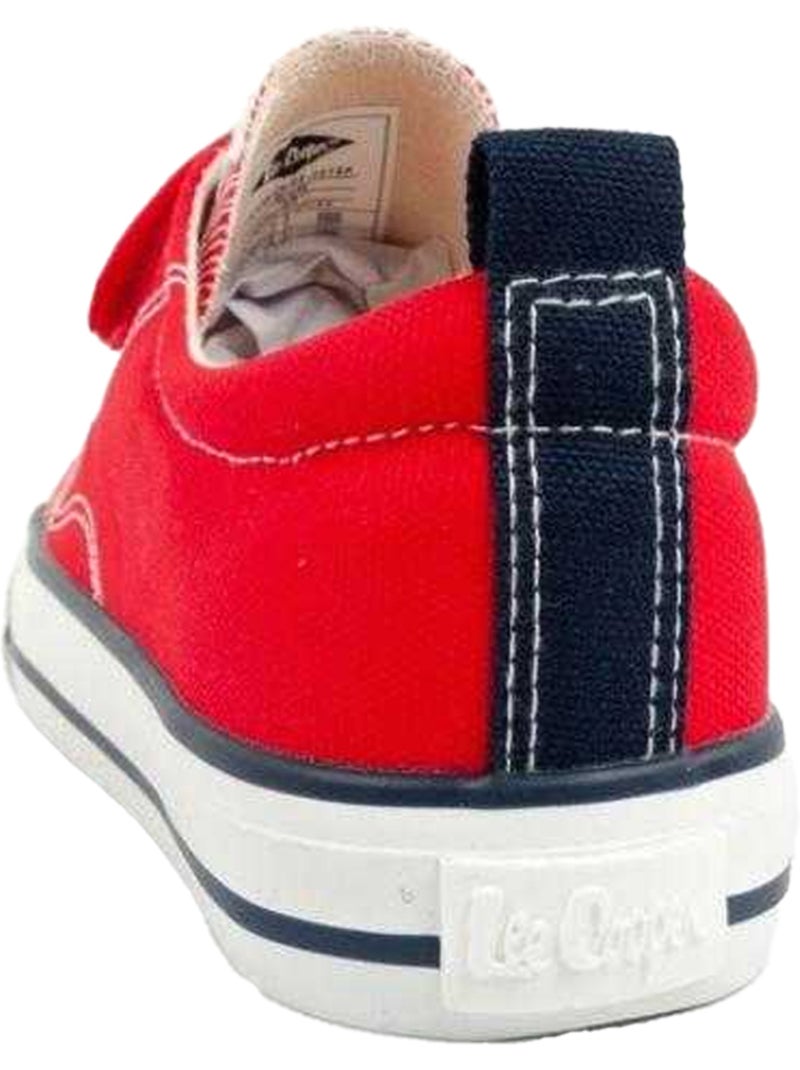 Baskets motif/style détail contrasté - lee cooper Rouge - Kiabi