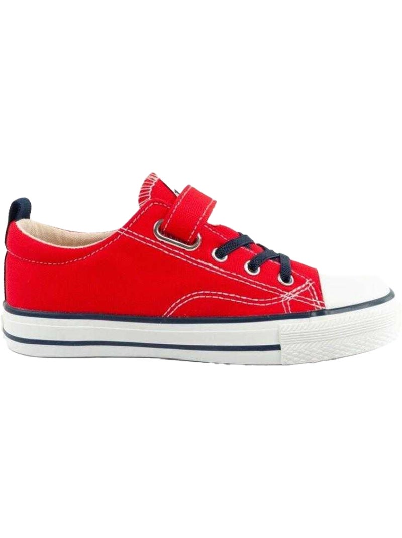 Baskets motif/style détail contrasté - lee cooper Rouge - Kiabi