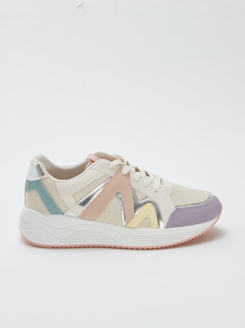 Baskets multicolores - Kiabi