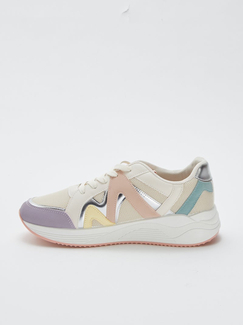 Baskets multicolores ROSE - Kiabi