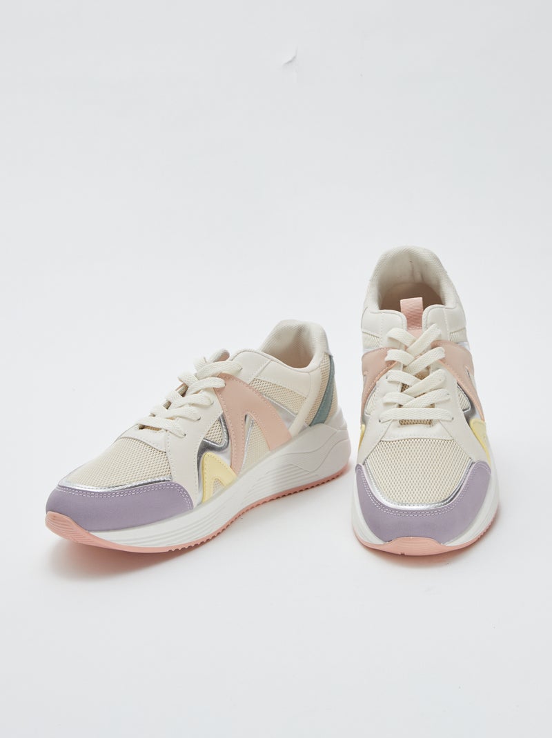 Baskets multicolores ROSE - Kiabi