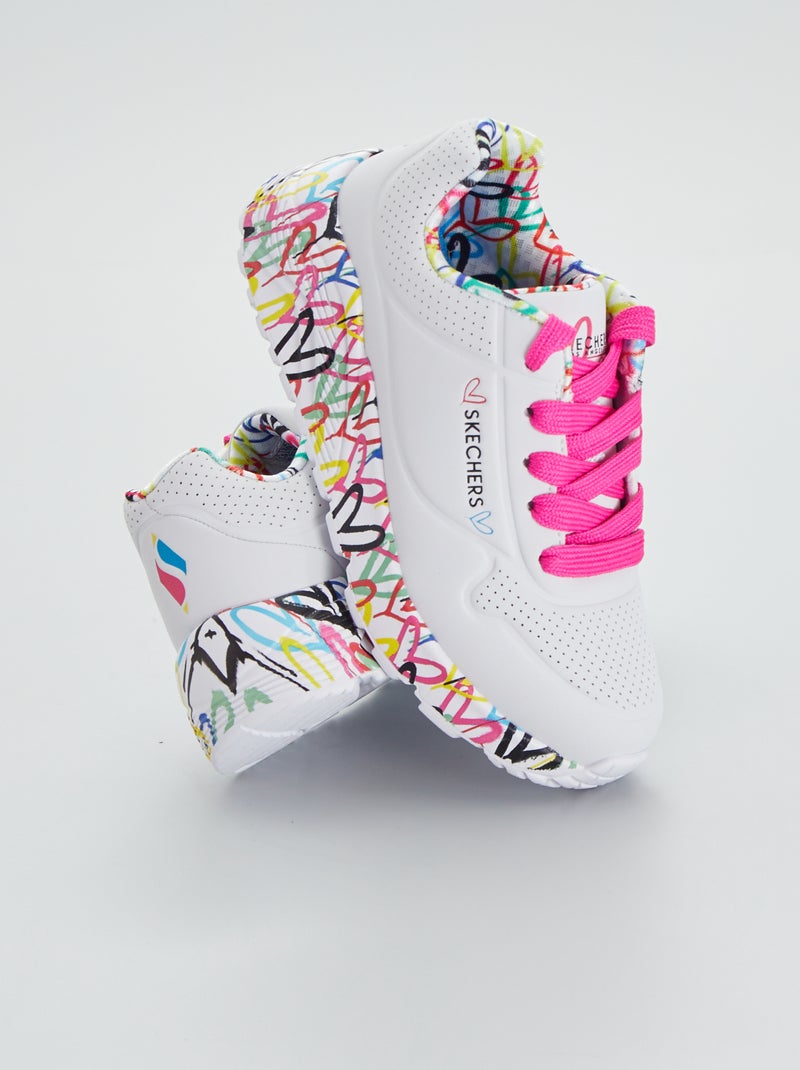 Baskets multicolores 'Skechers' Blanc - Kiabi