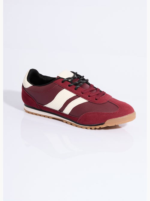 Baskets multimatières + 2 paires lacets - AFIBEL - Kiabi