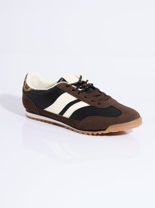 Baskets multimatières + 2 paires lacets - AFIBEL - Kiabi