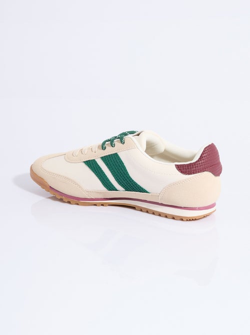 Baskets multimatières + 2 paires lacets - AFIBEL - Kiabi