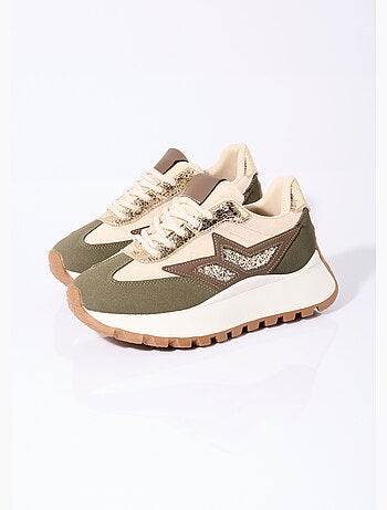 Baskets multimatières semelle compensée - AFIBEL