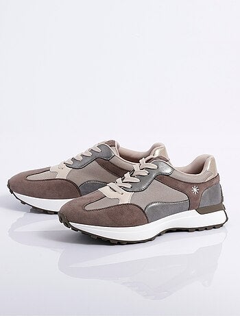 Baskets multimatières semelle compensée - AFIBEL