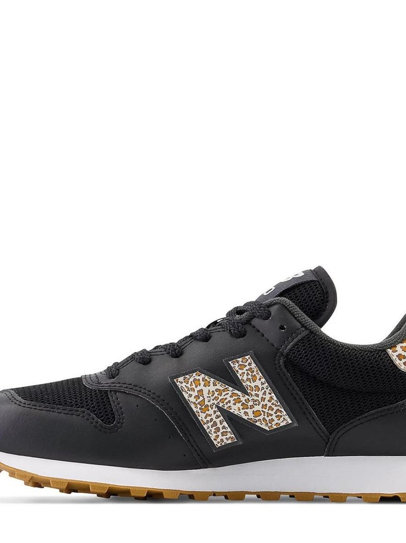 Baskets New Balance 500 Noir Beige Blanc - Kiabi