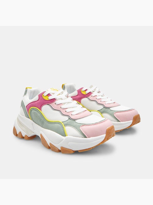 Baskets  North Star avec semelle épaisse - Kiabi