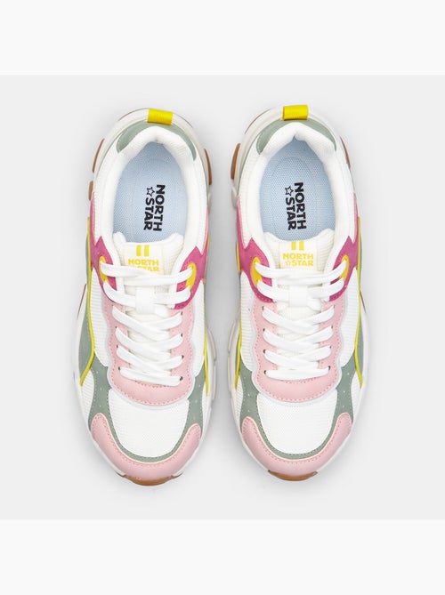 Baskets  North Star avec semelle épaisse - Kiabi