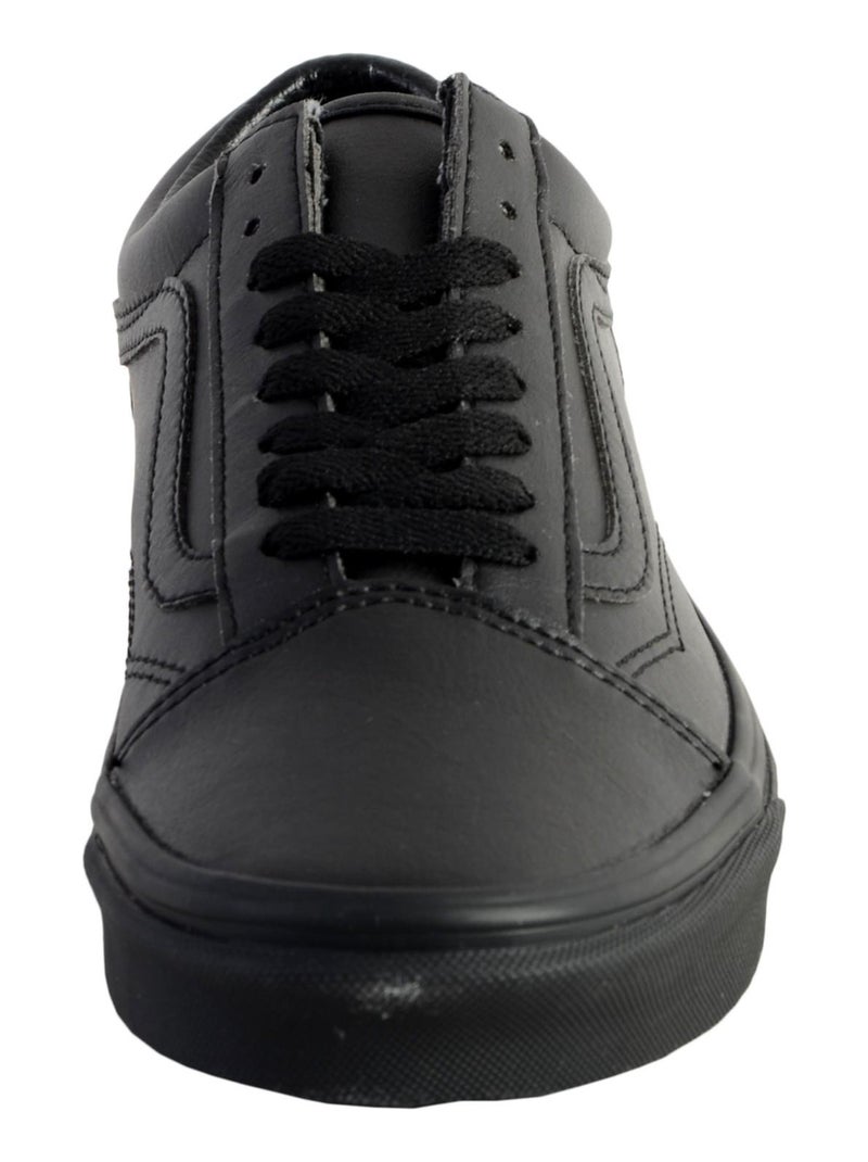 Baskets Old Skool cuir Vans Noir - Kiabi