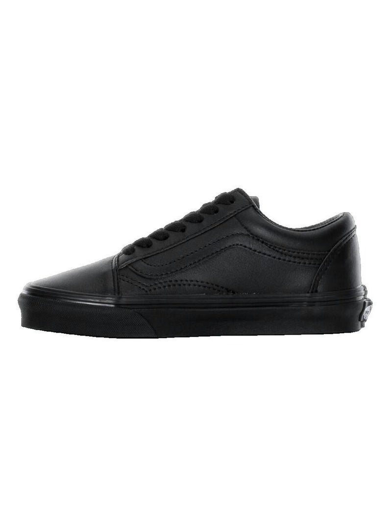 Baskets Old Skool cuir Vans Noir - Kiabi