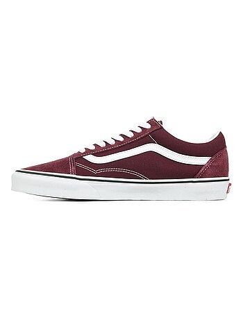 Baskets Old Skool toile et cuir Vans