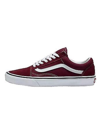 Baskets Old Skool toile et cuir Vans