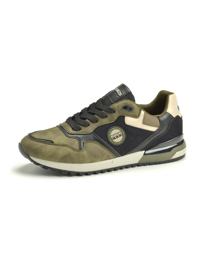 Baskets Oyat 3 Redskins Noir Kaki - Kiabi