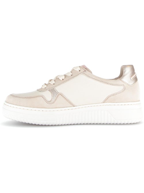 Baskets pâle en cuir (adaptées Hallux Valgus) - Kiabi Baskets pâle en cuir (adaptées Hallux Valgus) - Kiabi