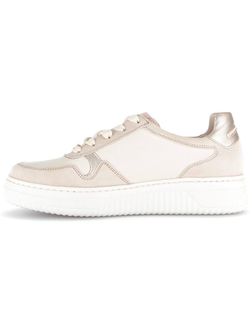 Baskets  pâle en cuir (adaptées Hallux Valgus) Rose pâle - Kiabi