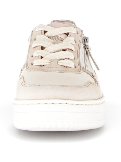 Baskets pâle en cuir (adaptées Hallux Valgus) - Kiabi Baskets pâle en cuir (adaptées Hallux Valgus) - Kiabi