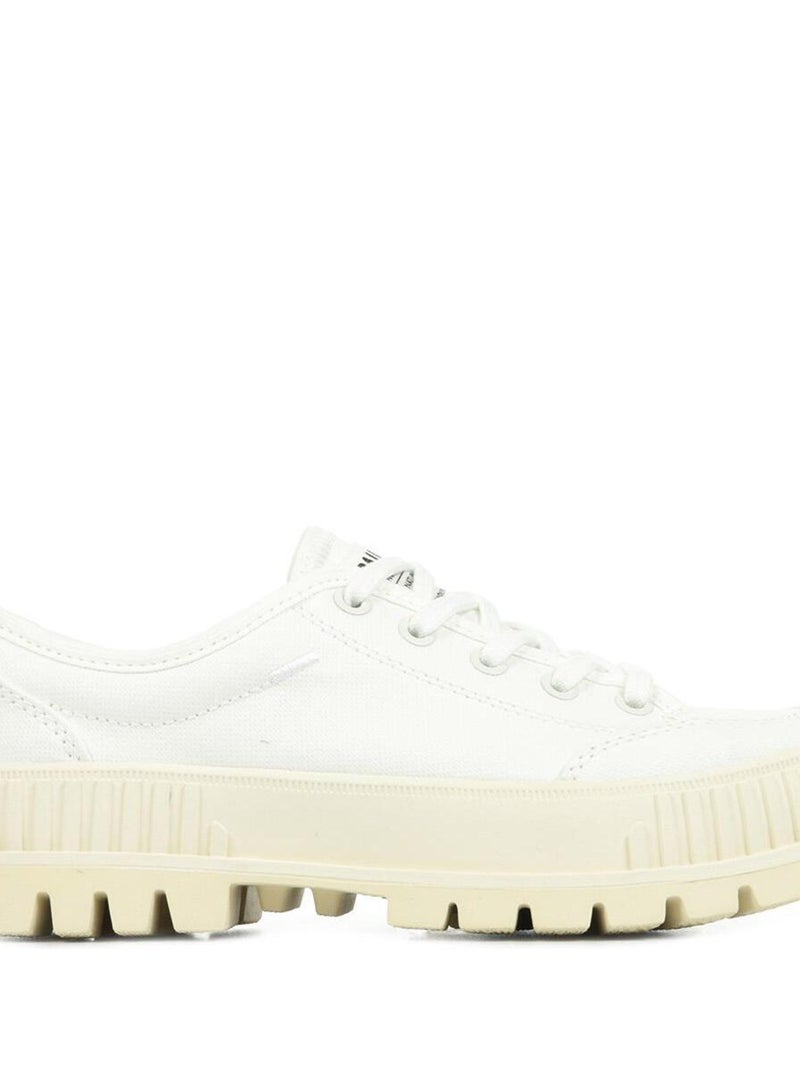 Baskets Palladium Pallashock Lo Organic 2 Blanc - Kiabi