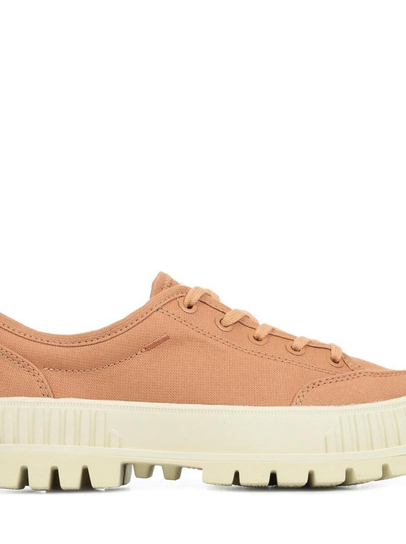 Baskets Palladium Pallashock Lo Organic 2 Saumon - Kiabi