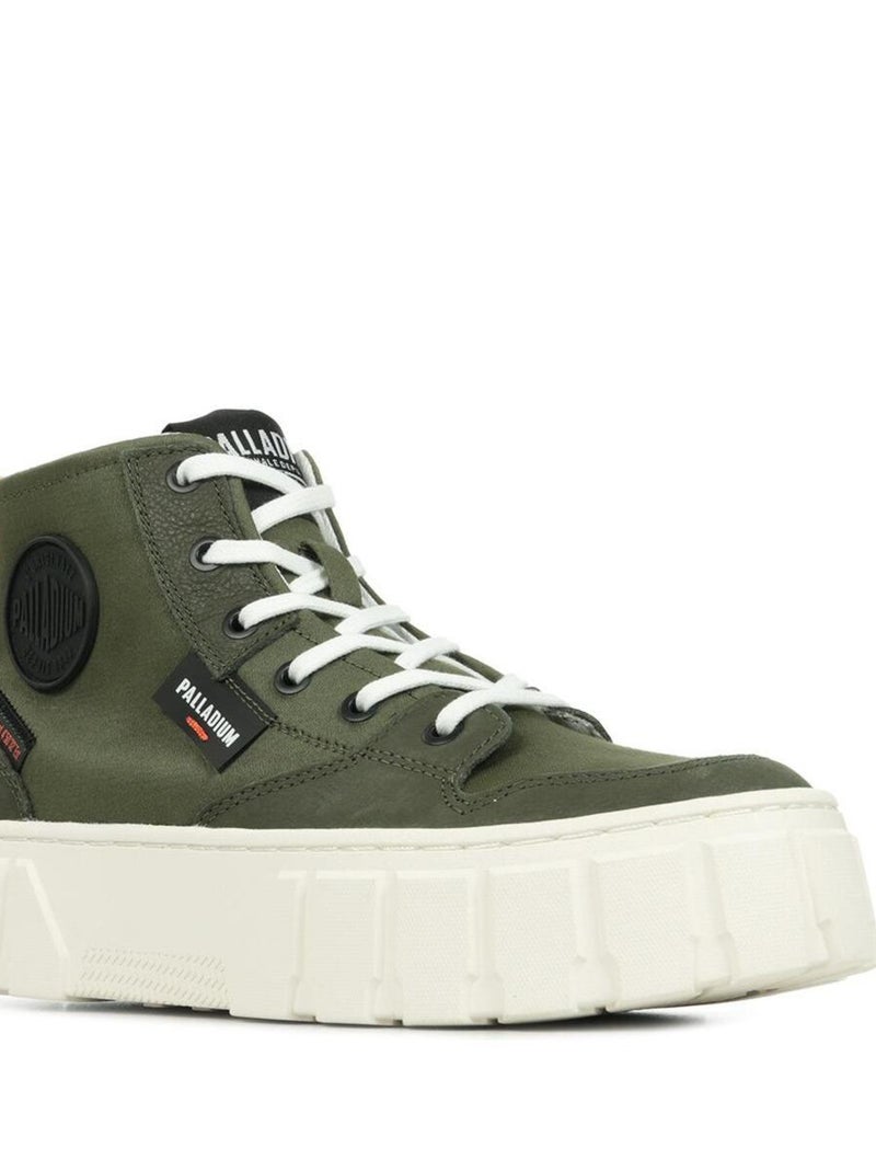 Baskets Palladium Pallatower Hi Vert olive - Kiabi