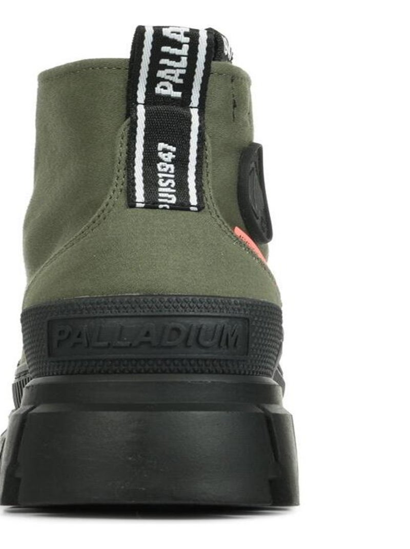 Baskets Palladium Revolt Hi TX Vert olive - Kiabi