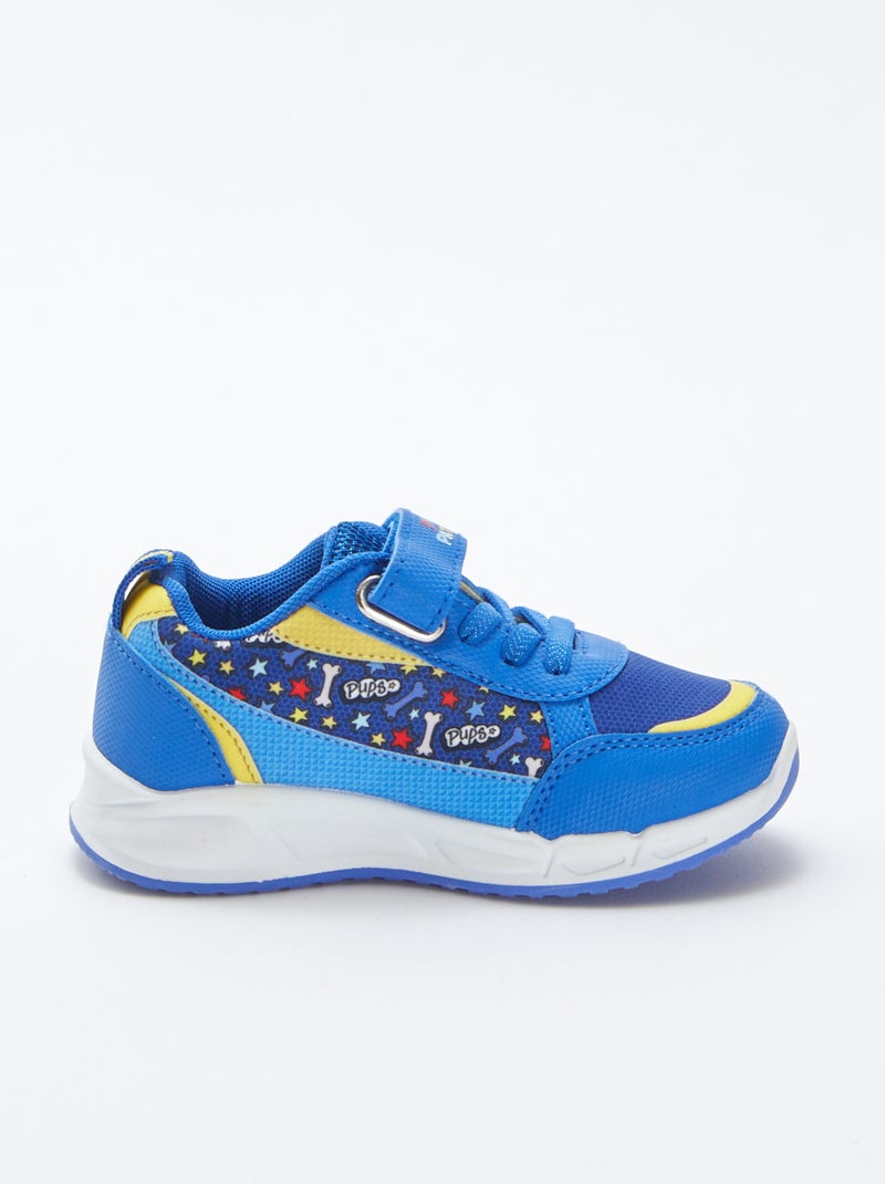 Baskets 'Pat 'Patrouille' semelles lumineuses BLEU - Kiabi