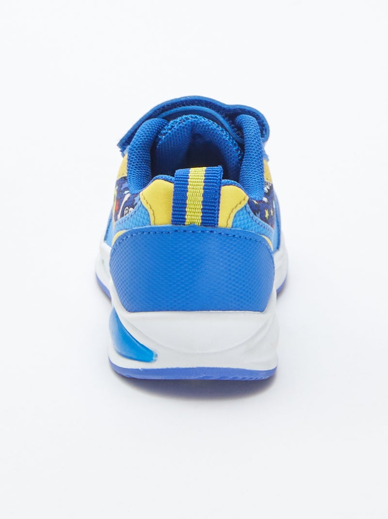 Baskets 'Pat 'Patrouille' semelles lumineuses BLEU - Kiabi