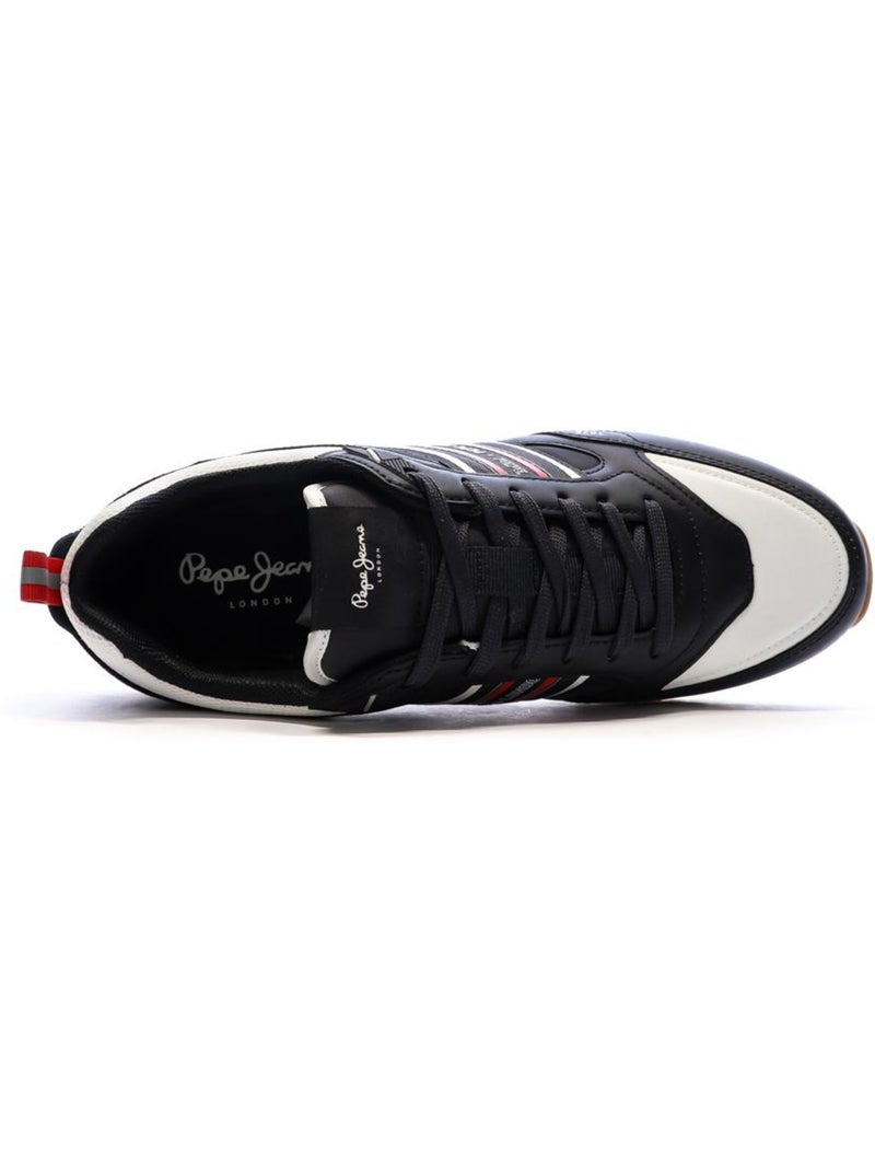 Baskets Pepe jeans Noir Blanc Gris Rouge - Kiabi