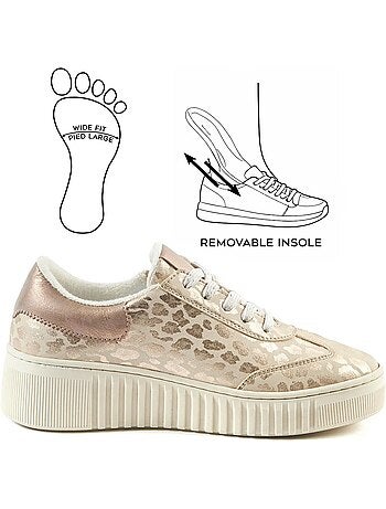 Baskets pieds larges h - gaelle