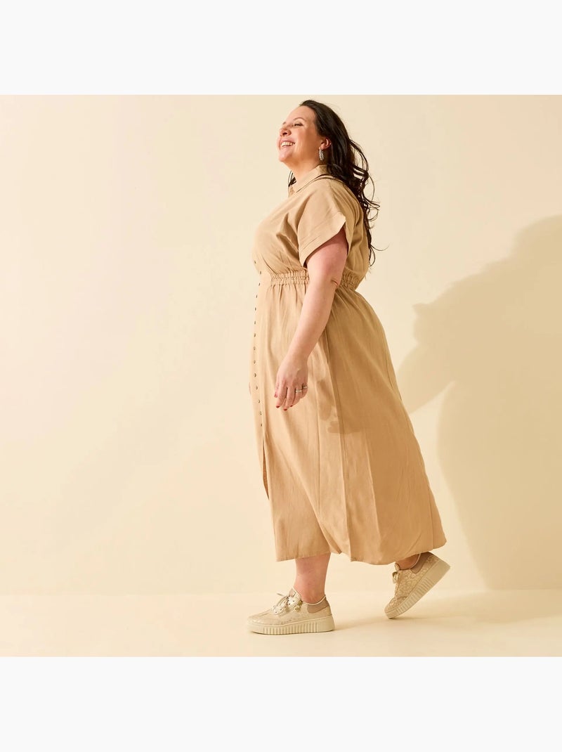 Baskets pieds larges h - gaelle Or rose - Kiabi