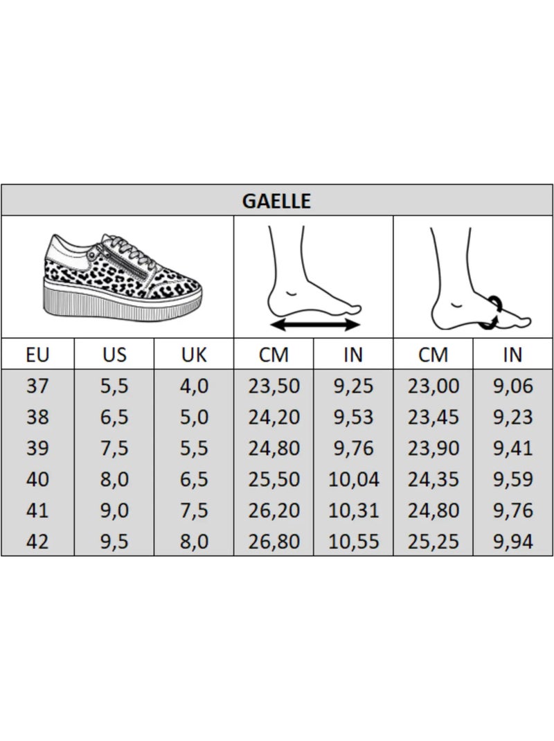 Baskets pieds larges h - gaelle Or rose - Kiabi