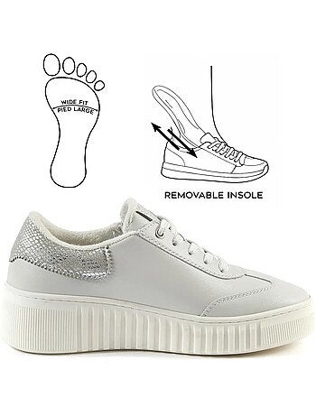Baskets pieds larges h - gwen