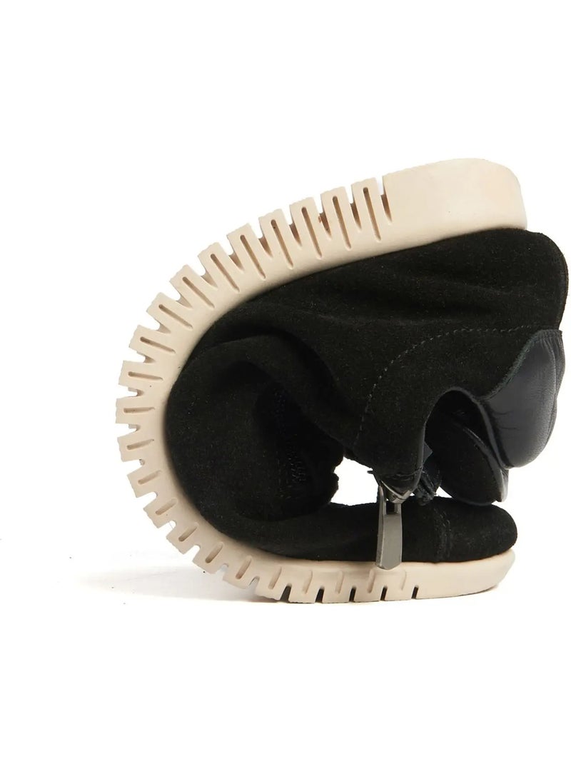 Baskets pieds larges h - jane Noir Noir - Kiabi