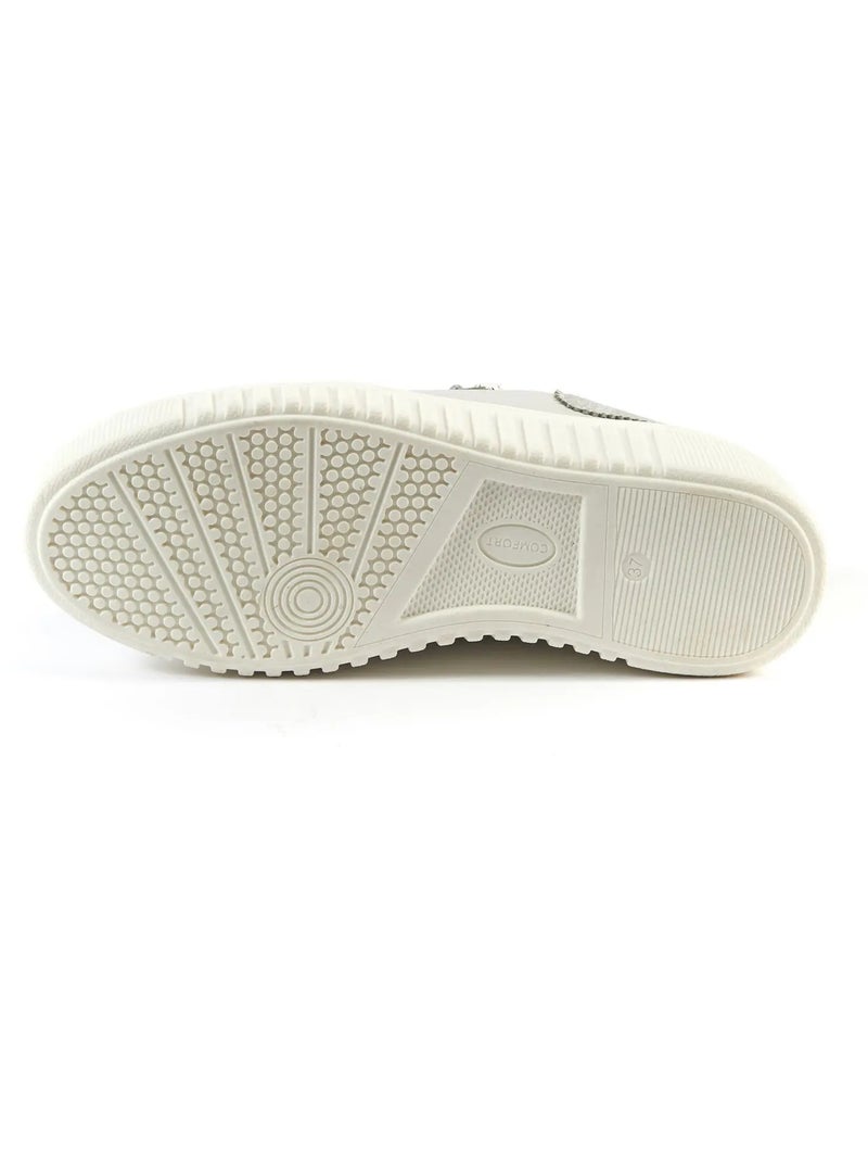 Baskets pieds larges H - Modèle Gwen Argenté - Kiabi