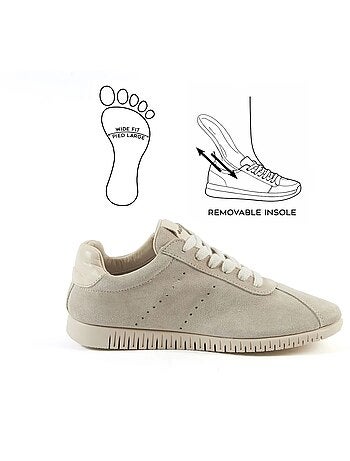 Baskets pieds larges H - Modèle Jane