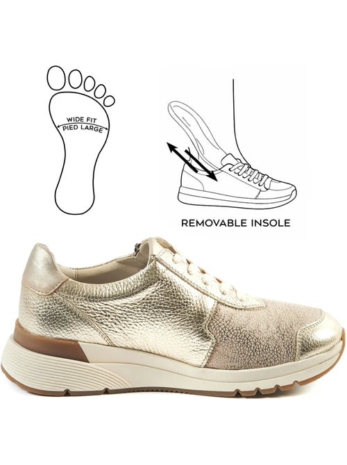 Baskets pieds larges k - clea - Kiabi Baskets pieds larges k - clea - Kiabi