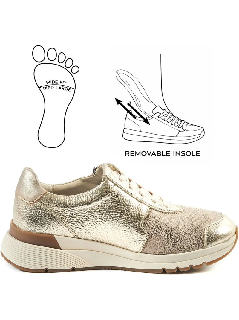 Baskets pieds larges k - clea Gold - Kiabi