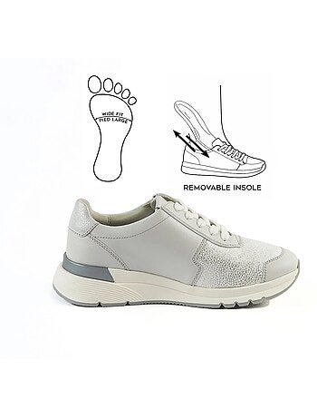 Baskets pieds larges k - clea