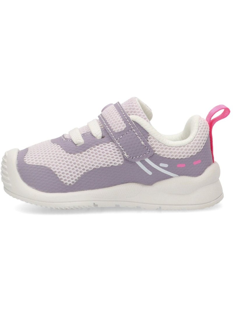 Baskets plates décontractées pour filles - chetto Mauve lilas - Kiabi
